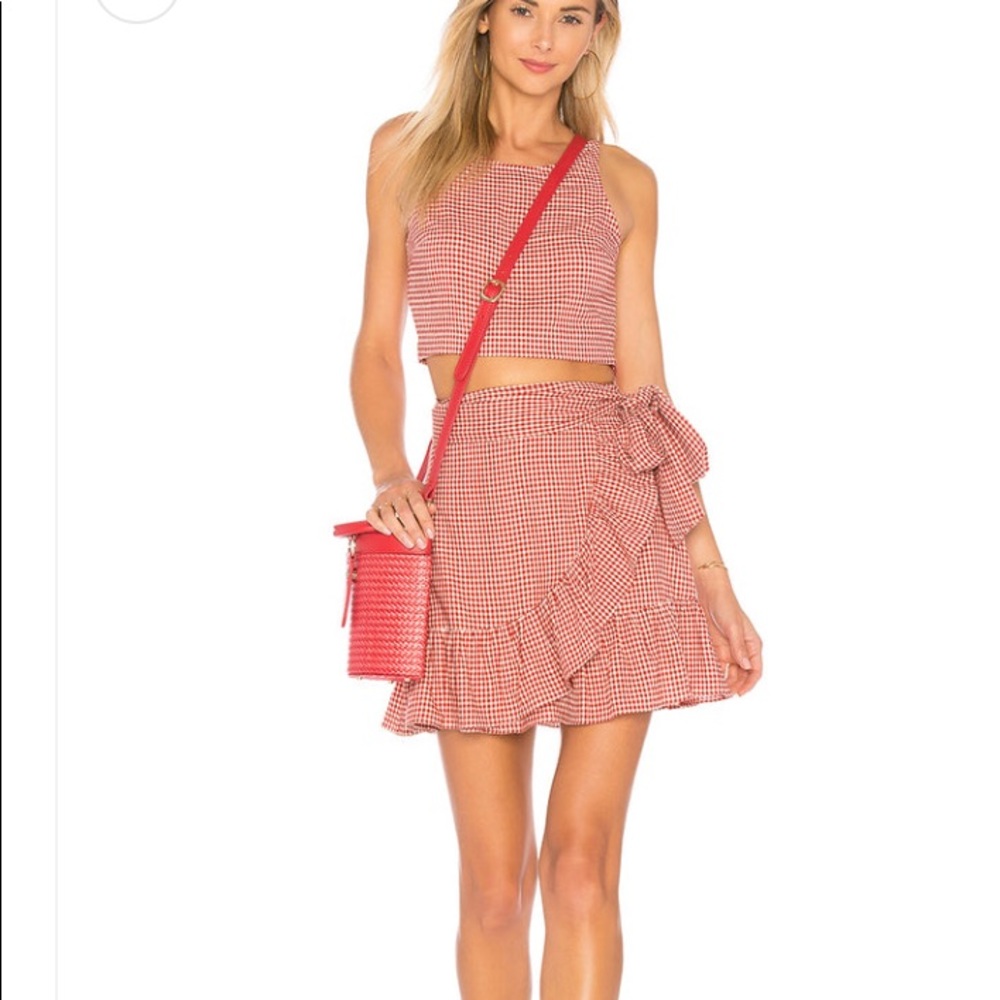Tularosa Maida Ruffle Skirt Small